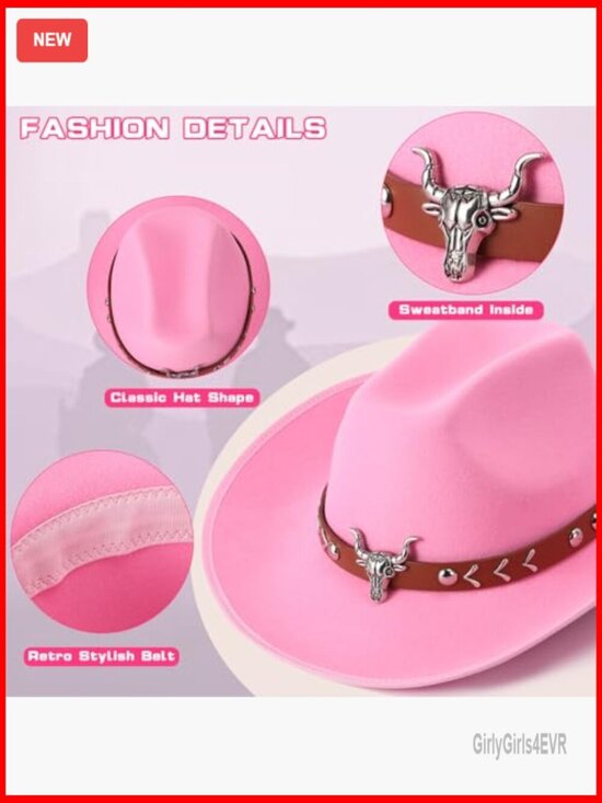 Western Cowgirl Fringe Vest Hat Bandana Set Faux Suede Adjustable main image 6